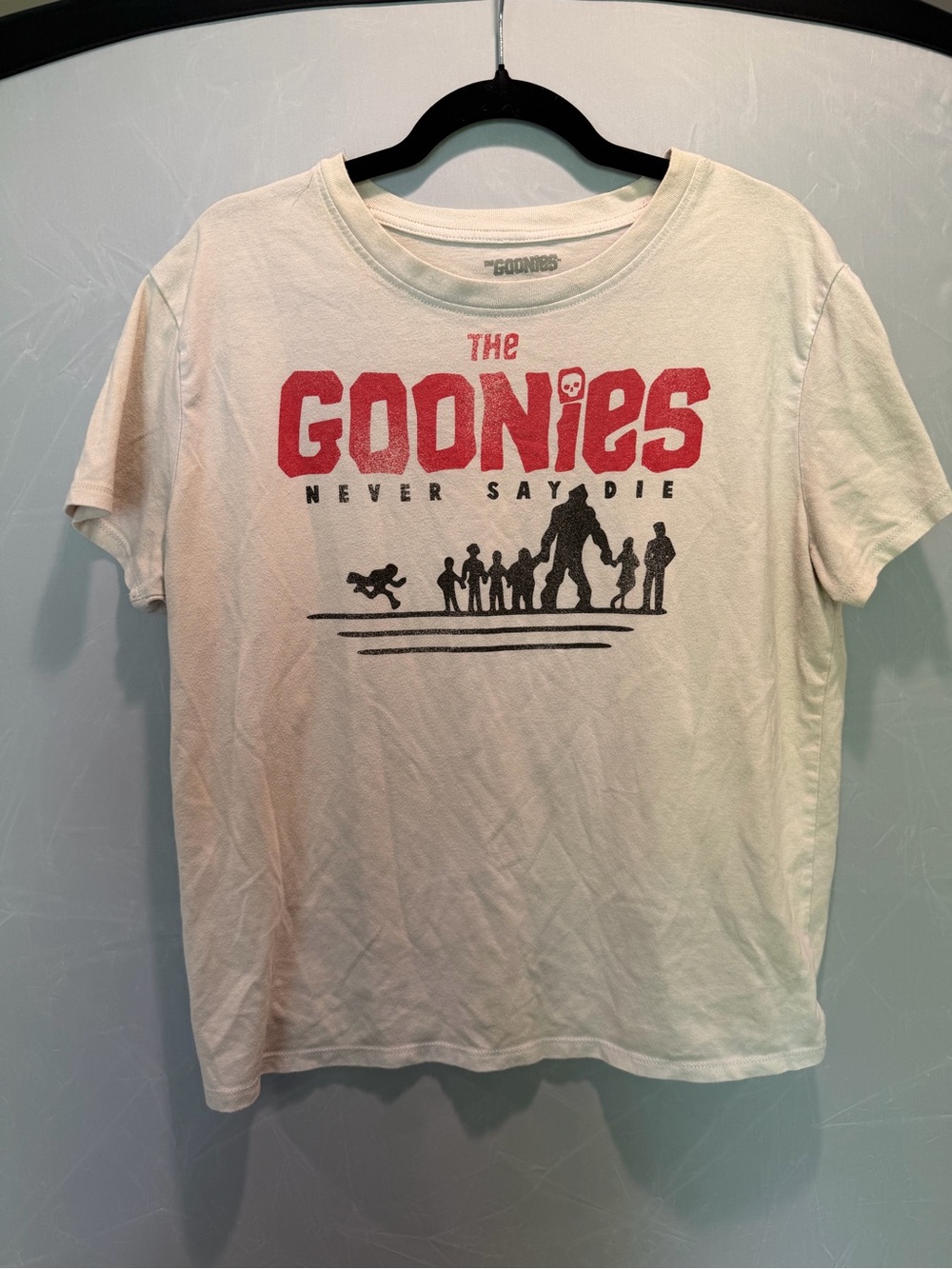 The Goonies Never Say Die Graphic Tee White Movie T Shirt